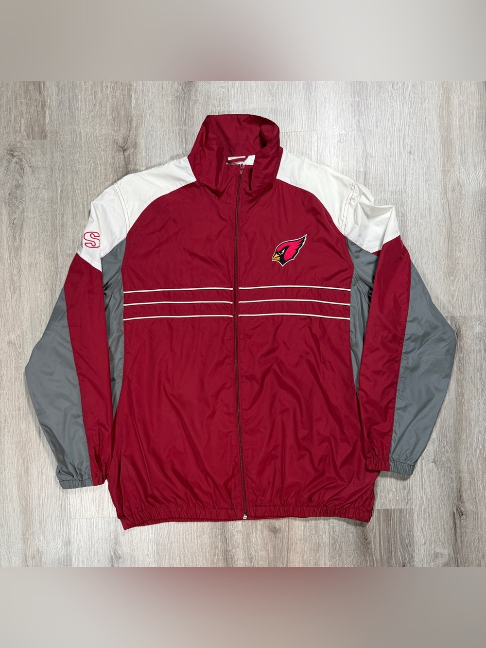 Vintage NFL Arizona Cardinals Full Zip Windbreaker Jacket XL